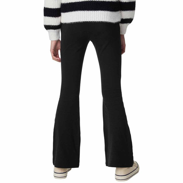 M&S girls cotton flared leggings black 9-10 years, imported from the UK
