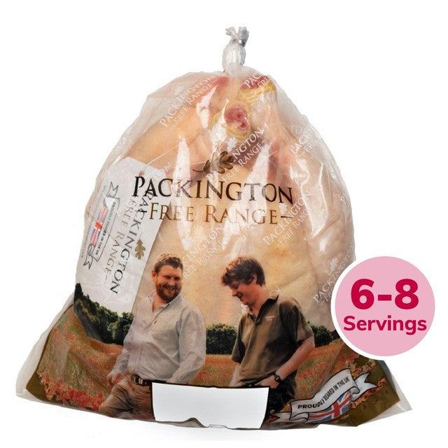 Packington free range large chicken 2.46kg, imported from the UK