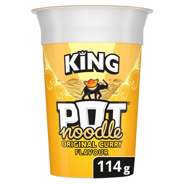 Pot Noodle Original Curry instant noodle 114g, imported from the UK