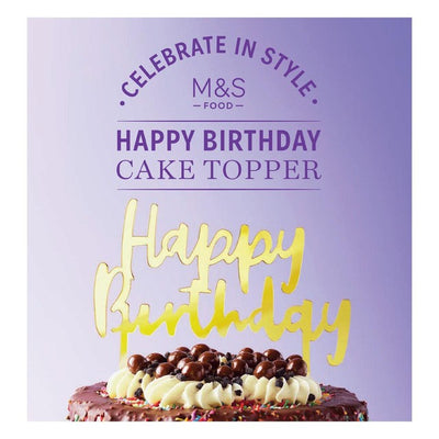 M&S Bursdagskake Topper Festdekorasjon