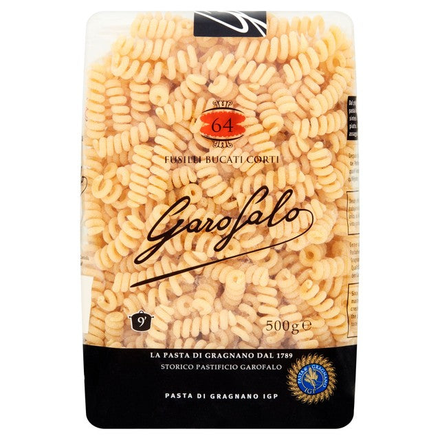Garofalo Fusilli Bucati Corti pasta 500g, UK version