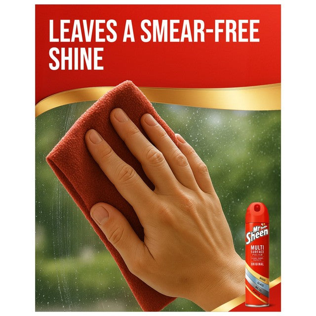 Mr Sheen multi-surface polish Cherry 250ml, imported from the UK
