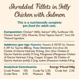 Lily's Kitchen cat food shredded fillets in jelly with chicken and salmon 8 x 70g, UK version