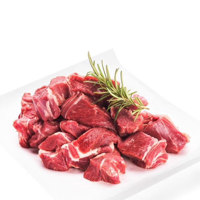 Daylesford Organic pastured diced shoulder of lamb 400g - British product