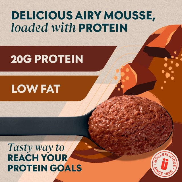 Muller MyProtein chocolate mousse pot 200g, imported from the UK