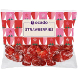 Ocado frozen whole strawberries 350g, imported from the UK