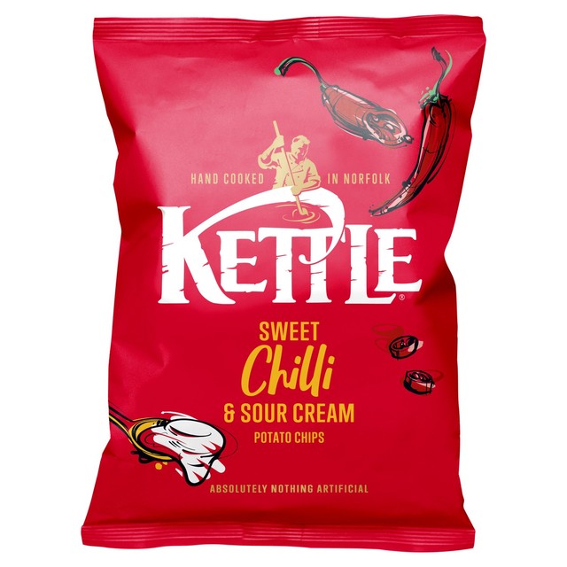 Kettle Sweet Chilli Potato Chips 130g, UK version