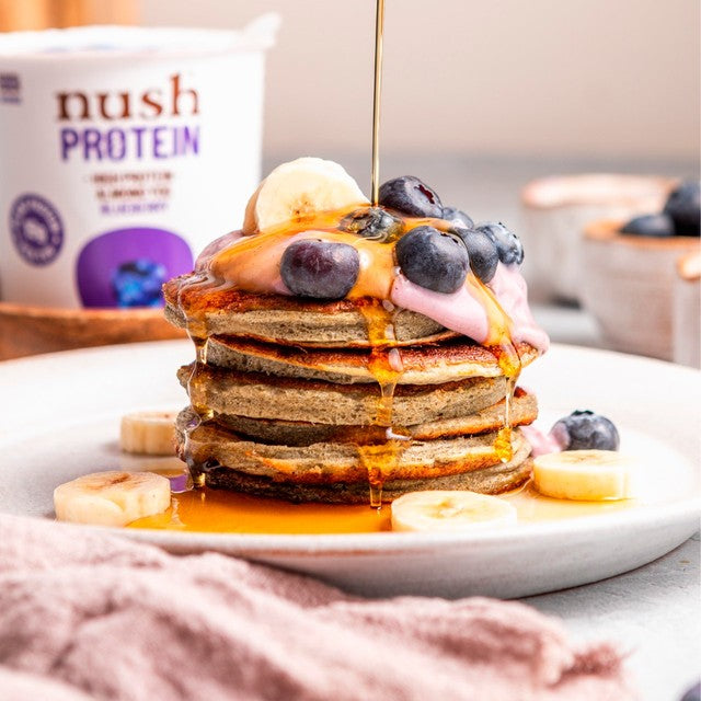 Nush blueberry almond yogurt 350g, imported from the UK