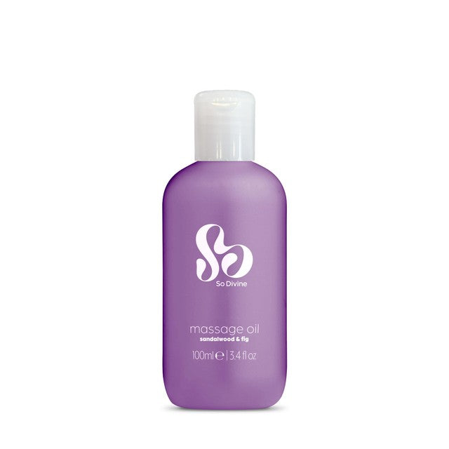 So Divine massage oil with sandalwood and fig 100ml (British brand)