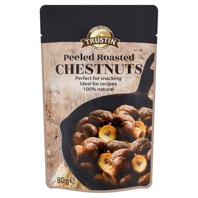 Trustin Peeled Roasted Whole Chestnuts 80g
