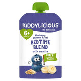 Kiddylicious Blueberry Banana  Oat Bedtime Blend with Vanilla Pouch Baby Food 100g