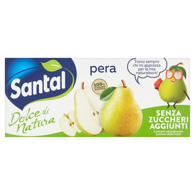 Santal No Sugar Pear Squash 3 x 200ml