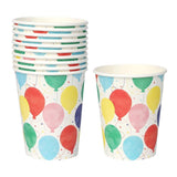 Talking Tables balloon paper party cups 260ml (British brand)