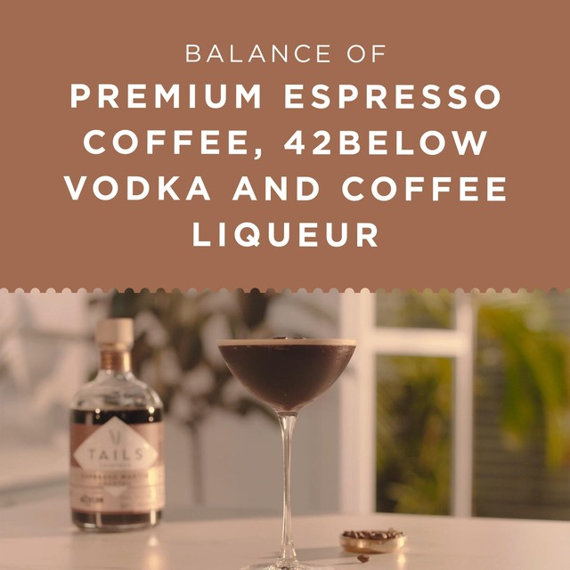 Tails Espresso Martini premixed cocktail 500ml (British brand)