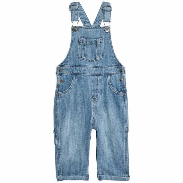 M&S Denim Dungaree outfit in Dark Denim for 9-12 Months - British product
