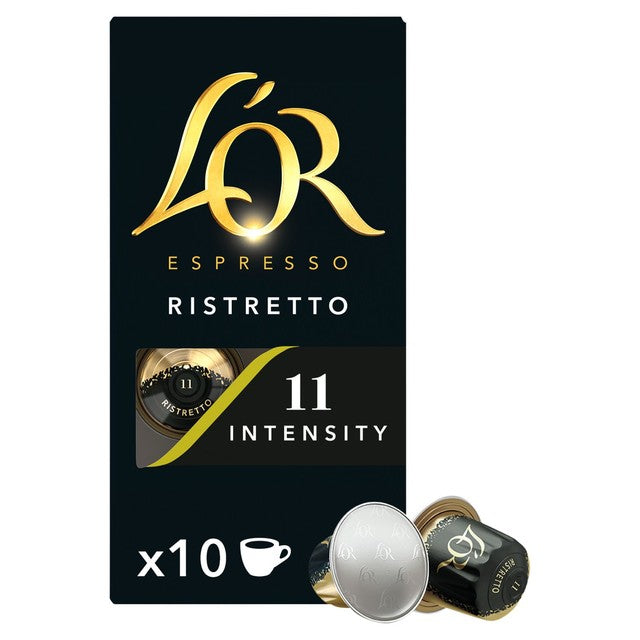 L'OR Ristretto Intensity 11 coffee pods x10, UK version