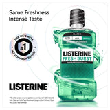 Listerine fresh burst intense spearmint mouthwash 500ml, UK version