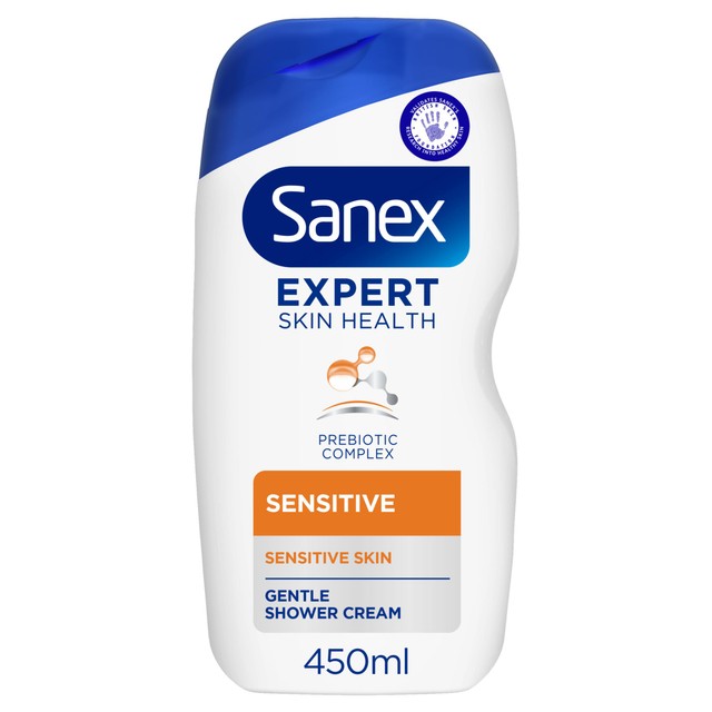Sanex Sensitive Gentle Body Wash 450ml (British brand)