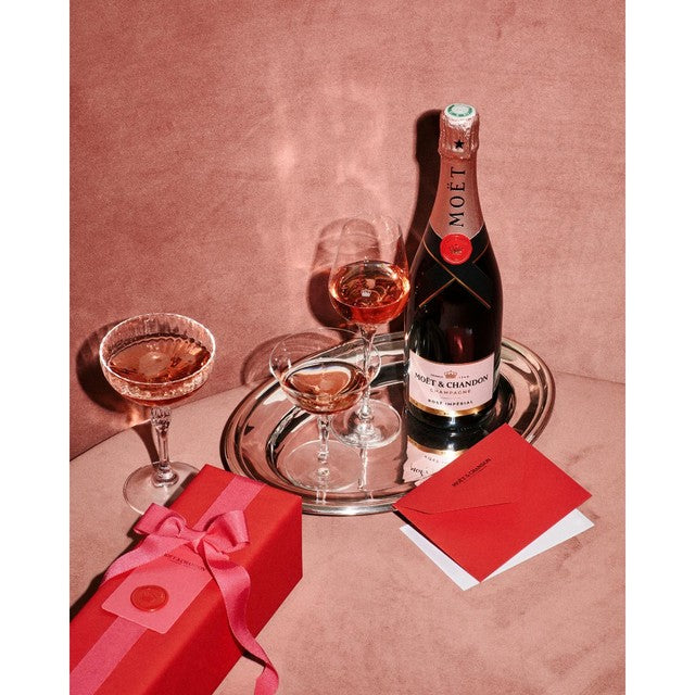 Moet & Chandon Rose Imperial Champagne 75cl, imported from the UK