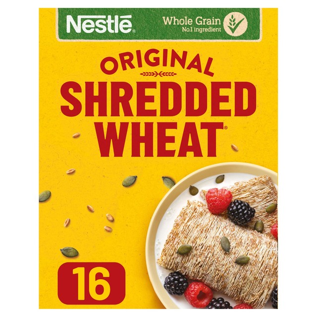 Nestle Shredded Wheat Original wheat breakfast cereal 360g (British brand)