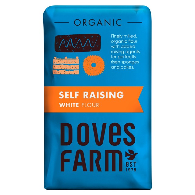 Doves Farm organic self raising white flour 1kg - British product