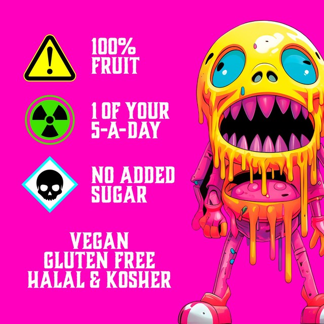 Zombie Snacks Fruit Bars Variety Multipack 100g (British brand)