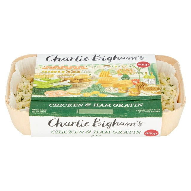 Charlie Bigham's Chicken & Ham Gratin ready meal 650g - British product