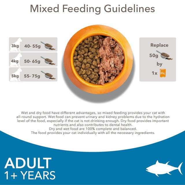IAMS Advanced Nutrition Adult Dry Cat Food with Tuna 800g, UK version