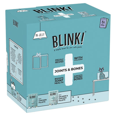 Blink Boosters Joints & Bones Cat Food Multipack 8 x 85g