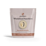 Purition Macadamia & Vanilla wholefood nutrition powder 250g, imported from the UK