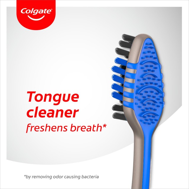 Colgate ZigZag Charcoal Medium Manual Toothbrush