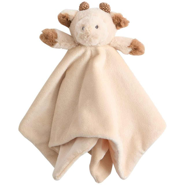 M&S crochet giraffe comforter in cream, imported from the UK