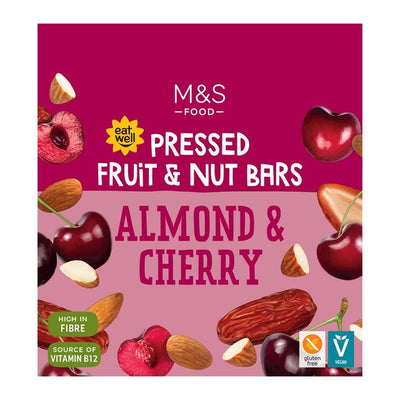 M&S Almond & Cherry Cereal Bars 140g
