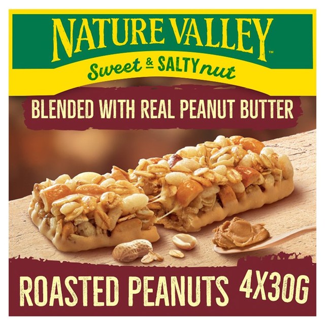 Nature Valley sweet salty nut bars 4x30g, imported from the UK