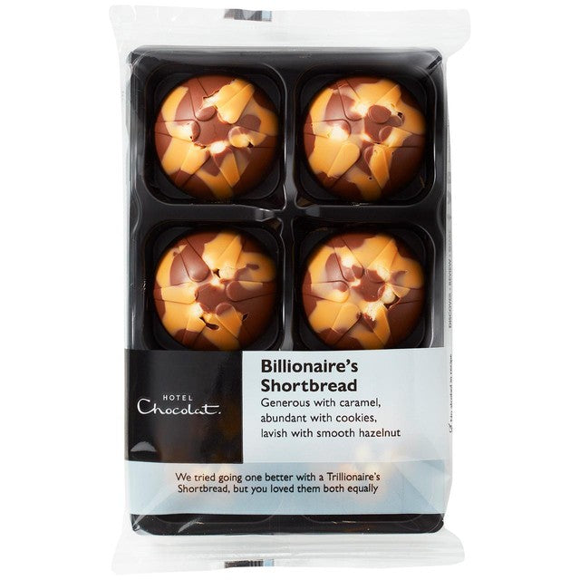Hotel Chocolat Billionaire Shortbread Selector 73g, UK version