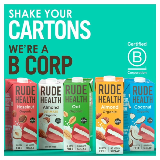 Rude Health organic oat barista drink 1L, imported from the UK