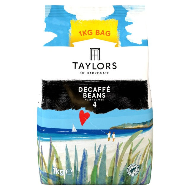 Taylors Decaffeinated Coffee Beans 1kg (British brand)