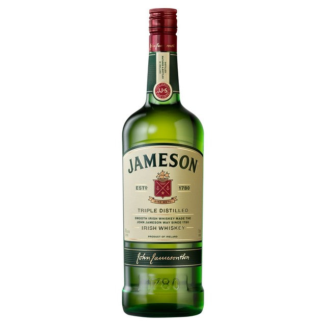 Jameson triple distilled blended Irish whiskey 1L, UK version