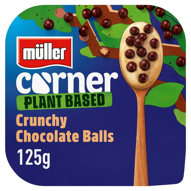 Muller Corner vanilla chocolate balls yogurt 125g, imported from the UK