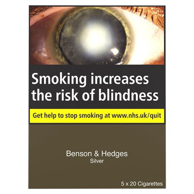 Silver Kingsize Cigarettes Multipack (5 x 20 Cigarettes)