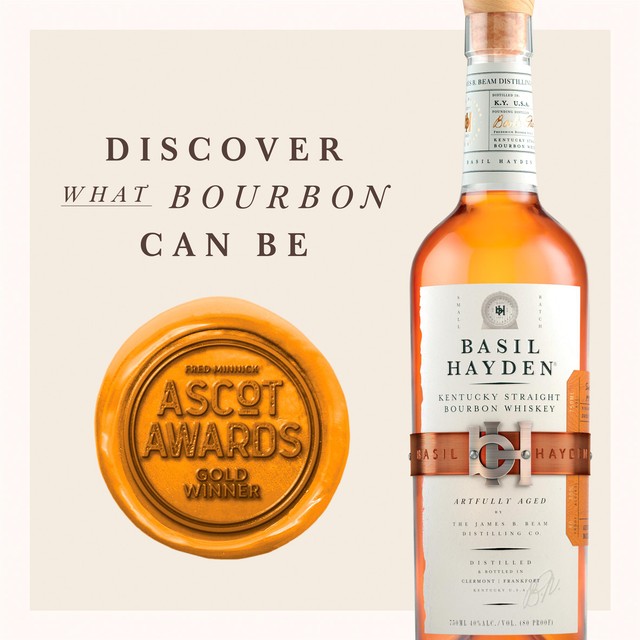Basil Hayden Kentucky Straight Small Batch Bourbon Whiskey 70cl - British product