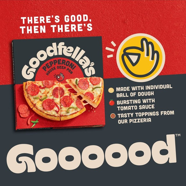 Birds Eye pepperoni pizza 421g, UK version