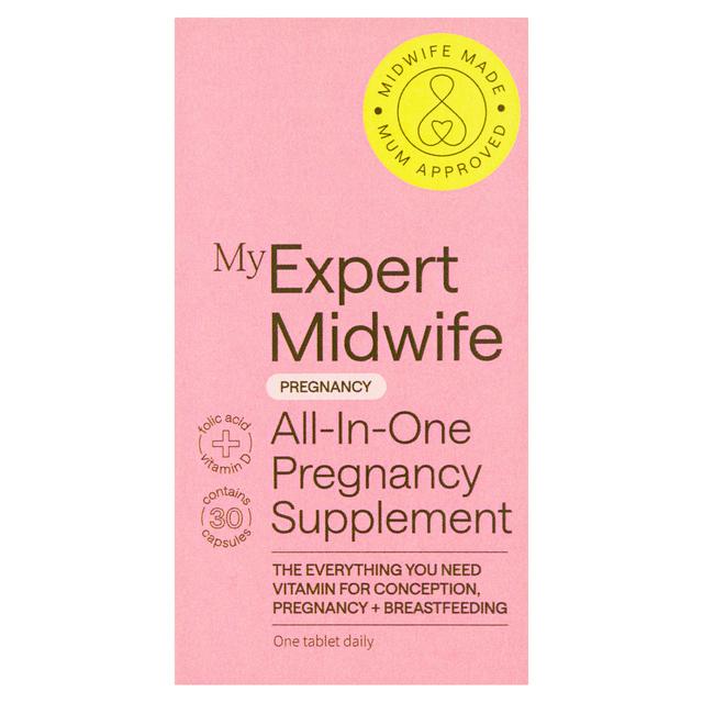 My Expert Midwife All In One Pregnancy Supplement Capsules x30
