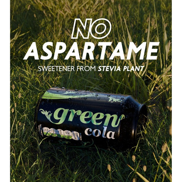 Green Cola Sugar Free Cola 4 x 330ml, UK version