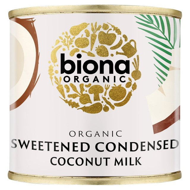 Biona organic sweetened condensed coconut milk 210g - British product