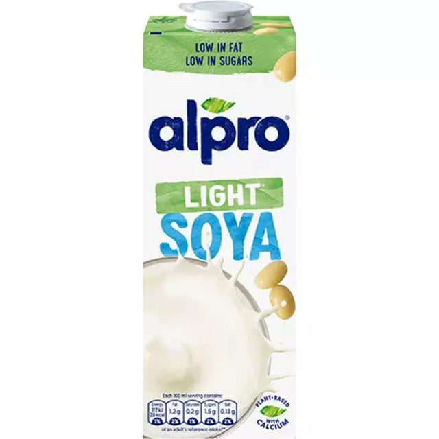 Alpro Soya Light dairy-free milk alternative 1L - British product