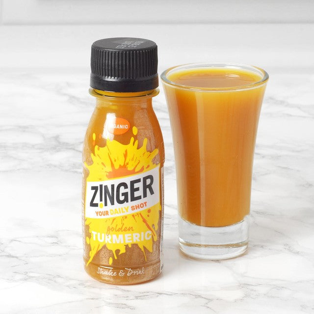 James White Zinger Organic Golden Turmeric Shot 70ml (British brand)