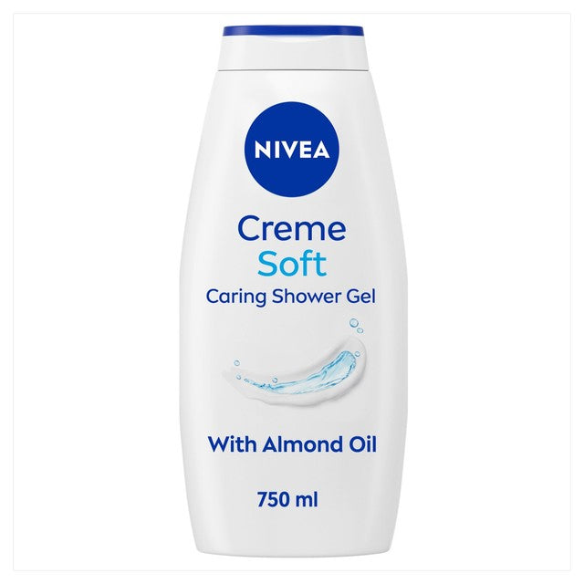 Nivea Creme Soft shower cream 750ml, imported from the UK