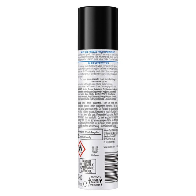 TRESemme Freeze Hold hairspray 100ml (British brand)