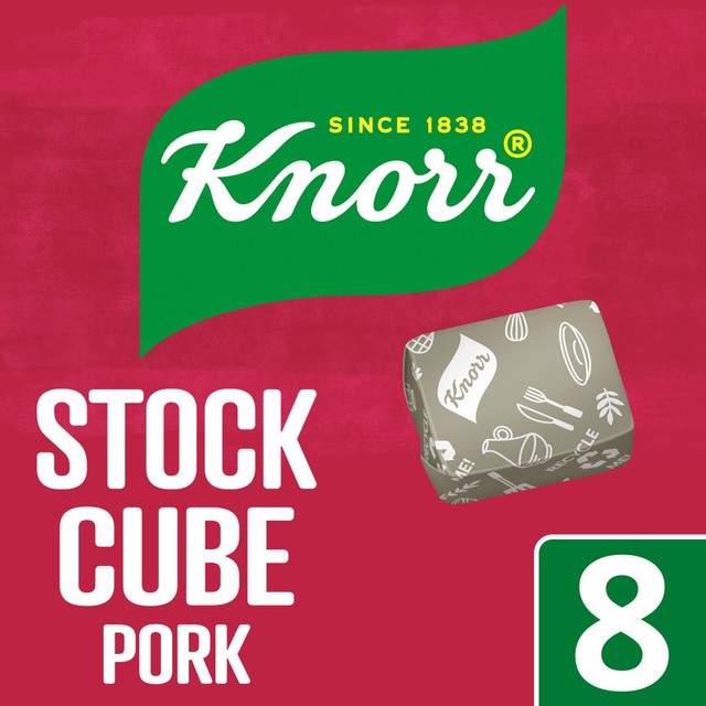 Knorr pork stock cubes 8x10g, UK version